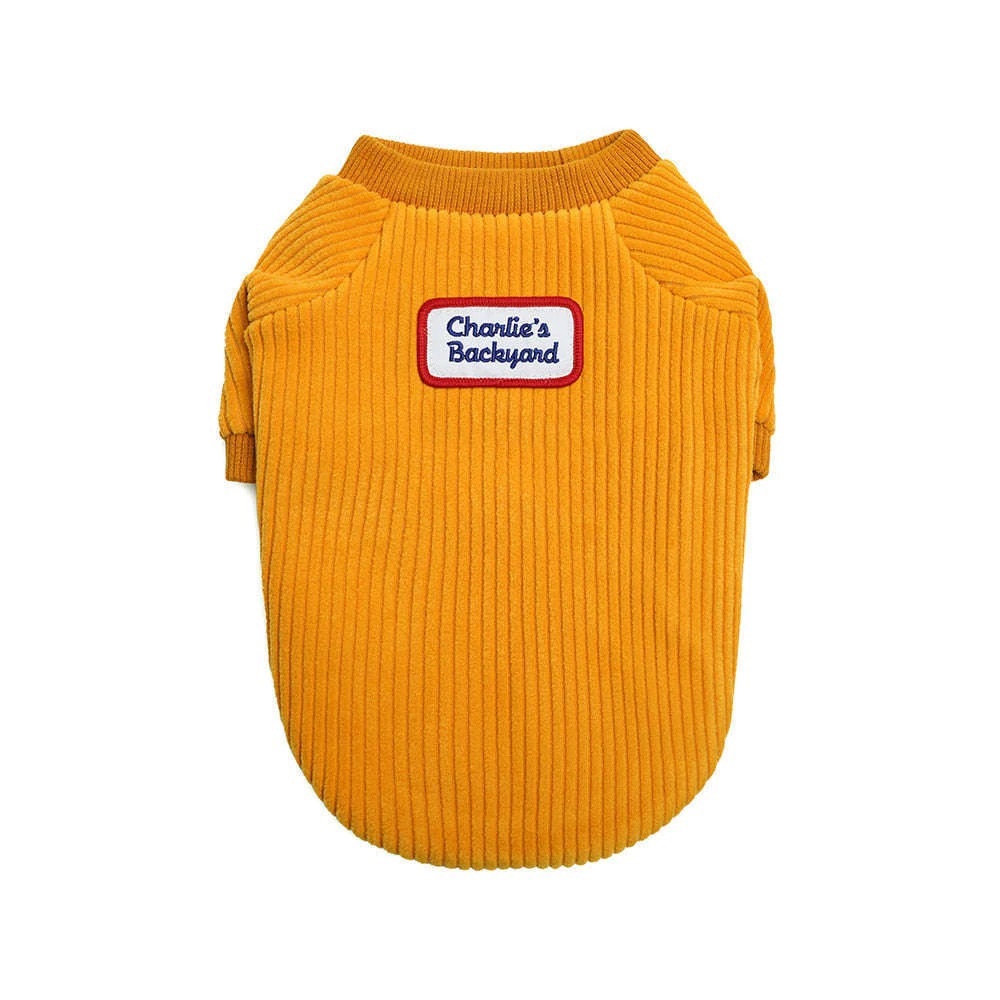 Charlie's Backyard Bella Tee - Teal Green - Size Medium | Dog Sweater For Fall